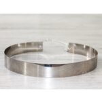 Cinturón latón plateado