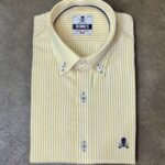 Camisa Bones rayas amarilla
