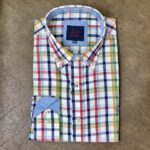 Camisa RideBike cuadros multicolor