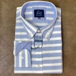 Camisa RideBike rayas celeste