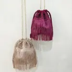 Bolso saquito flecos