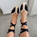 Cuñas bicolor negras