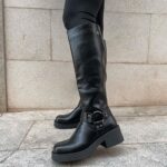 Botas biker negras