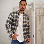 Camisa Walter Murray cuadros verdes