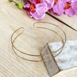 Choker simple dorado