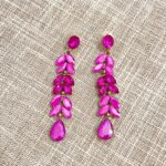 Pendientes colgantes buganvilla