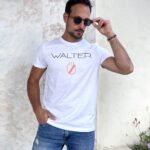 Camiseta Walter Murray logo blanca