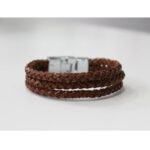 Pulsera compuesta marrón