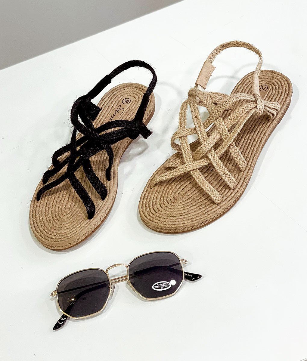 sandalias-cuerda-1.jpg Sandalias trenzada suela goma - Imagen 1