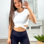 Top manga corta cruzado