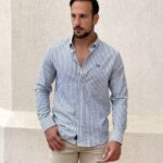 Camisa CoolBike rayas kaki